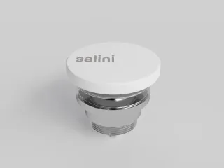 Донный клапан для раковины Salini S-Stone 16622RG D 604 белый матовый Донный клапан для раковины Salini S-Stone 16622RG D 604 белый матовый