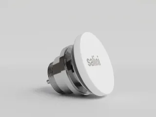 Донный клапан для раковины Salini S-Sense 16622WG D 604 белый глянцевый Донный клапан для раковины Salini S-Sense 16622WG D 604 белый глянцевый