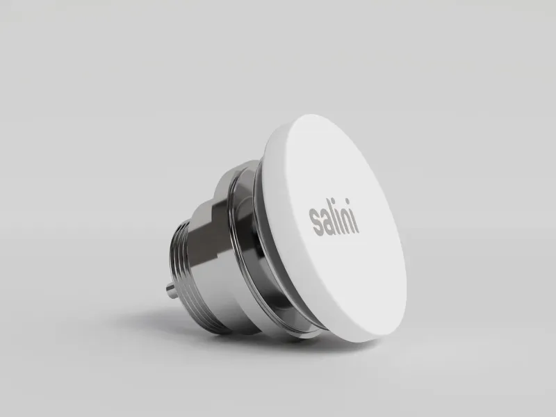 Донный клапан для раковины Salini S-Stone 16622RG D 604 белый матовый Донный клапан для раковины Salini S-Stone 16622RG D 604 белый матовый