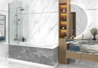 Керамогранит LCM 60120AMC15P Американ Калакатта / American Calacatta полированный 600х1200