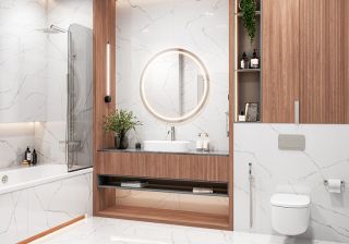 Керамогранит LCM 60120AMR00P Атлантик Марбл / Atlantic Marble полированный 600х1200