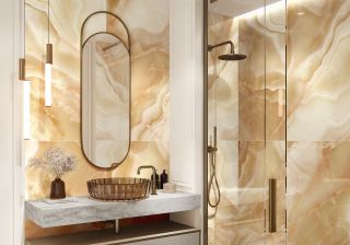 Керамогранит Artkera Group Авелон Оникс изумрудный / Avelon Oniks emerald 60120AVL24P 600x1200х7 полированный