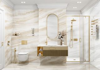 Керамогранит LCM 60120BAL00P Барсело белый / Barcelo White полированный 600х1200