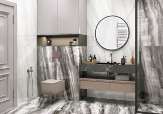 Керамогранит LCM 60120BAL00P Барсело белый / Barcelo White полированный 600х1200