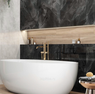 Керамогранит LCM 60120BAS99HG Блэк Скай / Black Sky суперполированный 600х1200