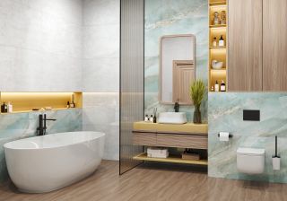 Керамогранит LCM 60120BLM06HG Блюмарин / Blumarin суперполированный 600х1200