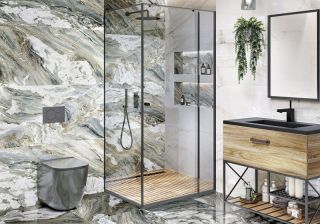 Керамогранит LCM 60120CAS55P Каскад Натурал / Cascade Natural полированный 600х1200
