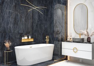 Керамогранит LCM 60120CBL23HG Куба Блю / Cuba Blue суперполированный 600х1200