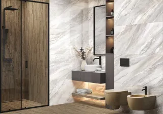 Керамогранит New Trend 60120EVO05P Эво Мармо серый / Evo Marmo Gris полированный 600х1200