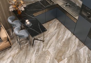 Керамогранит New Trend 60120EVO05P Эво Мармо серый / Evo Marmo Gris полированный 600х1200