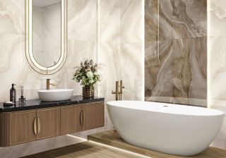 Керамогранит Artkera Group Гранд Опал белый / Grand Opal white 60120GRL00P 600x1200х7 полированный