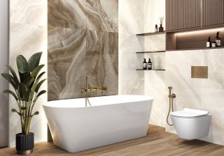 Керамогранит Artkera Group Гранд Опал коричневый / Grand Opal brown 60120GRL21P 600x1200х7 полированный