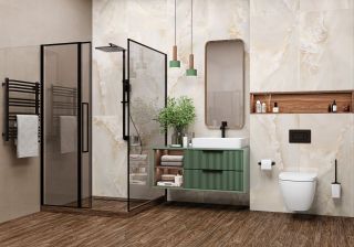 Керамогранит LCM 60120MCA01P Монако Оникс кремовый / Monaco Onyx Crema полированный 600х1200