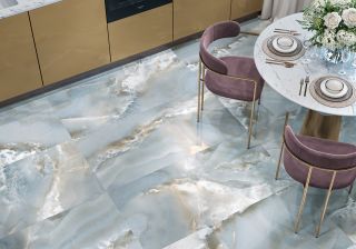 Керамогранит LCM 60120MCA01P Монако Оникс кремовый / Monaco Onyx Crema полированный 600х1200