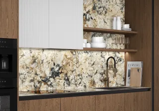 Керамогранит Artkera Group Орион золотой / Orion gold 60120OIN09P 600x1200х7 полированный