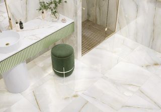 Керамогранит LCM 60120OSM00P Оникс Смоук светлый / Onyx Smoke Light полированный 600х1200