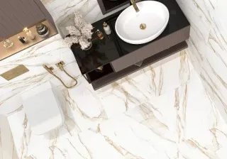 Керамогранит LCM 60120SAC11P Сэнди Каррара / Sandy Carrara полированный 600х1200