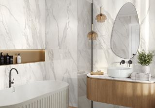 Керамогранит Artkera Group Стихия Калакатта золотая / Stihiya Calacatta gold 60120SIH09P 600x1200х7 полированный