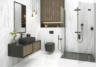 Керамогранит LCM 60120STA15P Статуарио Сильвер / Statuario Silver полированный 600х1200