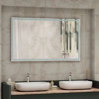 Зеркало с подсветкой Continent Mercury ЗЛП934 с сенсорным выключателем 120см