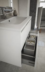 Тумба под раковину Cezares 100x57 Bianco Lucido Glass 41803