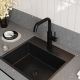 Смеситель для кухни WasserKRAFT A8567 под фильтр чёрный матовый