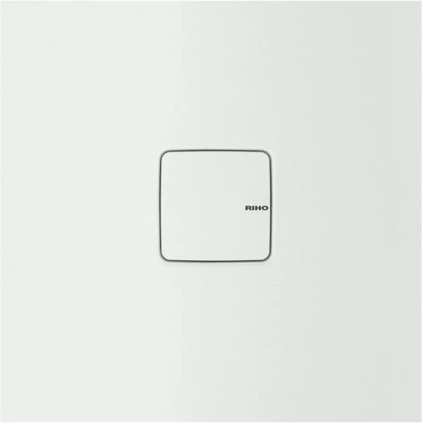 Акриловая ванна с подсветкой Riho Still Square LED Fall B099033005 180х80см светодиоды и подголовник справа заполнение через перелив белый