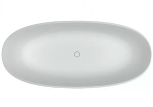 Ванна из искусственного камня Riho Oval B129001105 160x72см белый