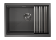 Мойка кухонная Granula 6045U, ГРАФИТ МАТОВЫЙ