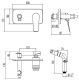 Гигиенический душ со смесителем Lemark Bronx LM3720GM графит