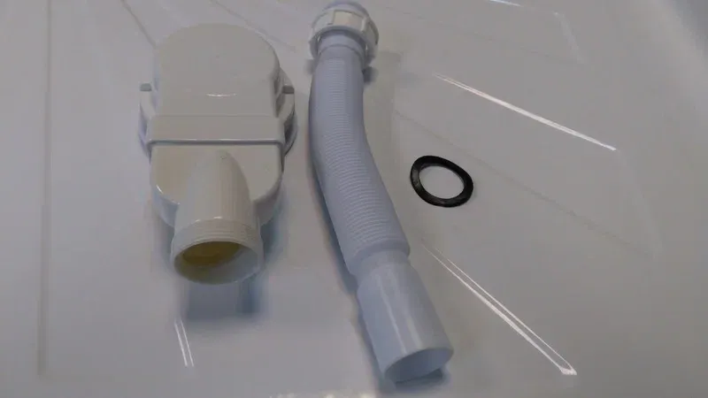 Сифон для низкого поддона Cerutti SPA CT6055 антизапах