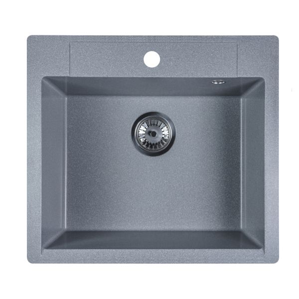 Мойка кухонная Reflexion Cubi 55-GR RX1555GR гравий