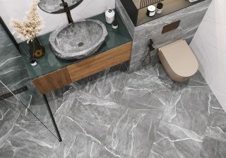 Керамогранит LCM 6060IME18P Империал серый / Imperial Grey полированный 600х600