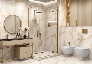 Керамогранит LCM 6060MOS21P Мунстоун Голд / Moonstone Gold полированный 600х600