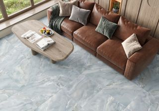 Керамогранит Delacora Оникс Бриз кремовый / Onyx Breez Crema 6060ONB01 сахарный эффект 600х600х9,5