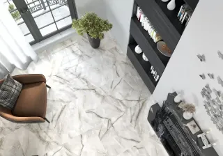 Керамогранит LCM 6060ORO15P Оникс Роял серый / Onyx Royal Gray полированный 600х600