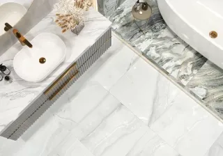 Керамогранит LCM 6060SWX00P Сноу Оникс / Snow Onyx полированный 600х600