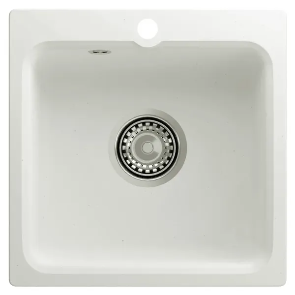 Мойка кухонная Reflexion Base 43-WH RX0743WH белый