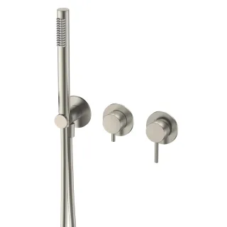 Смеситель для ванны AQUAme AQM8805BN никель брашированный