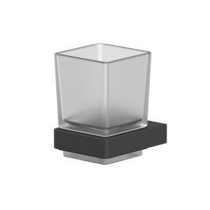 Стакан подвесной WHITECROSS Cubo CU2430BL чёрный матовый