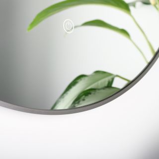 Зеркало FIXSEN с подсветкой LED овальное 40х80 см графит (FX-3080F) Зеркало FIXSEN с подсветкой LED овальное 40х80 см графит (FX-3080F)