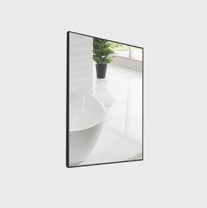Зеркало BelBagno в алюминиевой раме SPC-AL-600-800 Nero