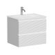 Тумба подвесная Sancos Фолк (Folk) FL60W 60 см белый матовый