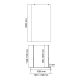Душевая перегородка WasserKRAFT Rur 30W46RG-MR 110 см профиль розовое золото стекло зеркальноен