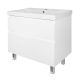 Тумба с раковиной Azario Мила CS00091366 80 см белый матовый