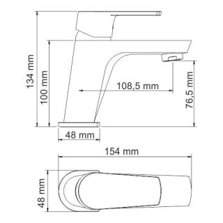 WasserKRAFT Dill 6103 Смеситель для раковины WasserKRAFT Dill 6103 Смеситель для раковины