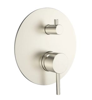 Встраиваемый смеситель на 2 источника AQUAme Siena AQM8803BN никель брашированный