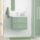 Подвесная тумба под раковину Brevita Verde 60 УТ000026837 зеленый