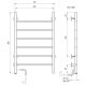 Полотенцесушитель электрический Domoterm Классик DMT 109-6 50x80 EK L хром