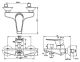 Смеситель Bravat Line F65299C-B-RUS для ванны с душем Смеситель Bravat Line F65299C-B-RUS для ванны с душем